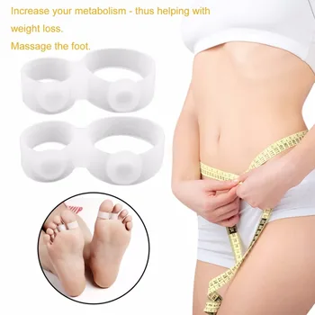 1 Pair Magnetic Silicon Diet Slimming Foot Double Toe Ring Weight Loss Diet Massage Fitness Slimming Promotiom
1 Pair Magnetic Silicon Diet Slimming Foot Double Toe Ring Weight Loss Diet Massage Fitness Slimming Promotiom