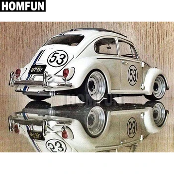 HOMFUN Full Square/Round Drill 5D DIY Diamond Painting "white car" 3D Embroidery Cross Stitch 5D Home Decor Gift A00086
HOMFUN Full Square/Round Drill 5D DIY Diamond Painting "white car" 3D Embroidery Cross Stitch 5D Home Decor Gift A00086