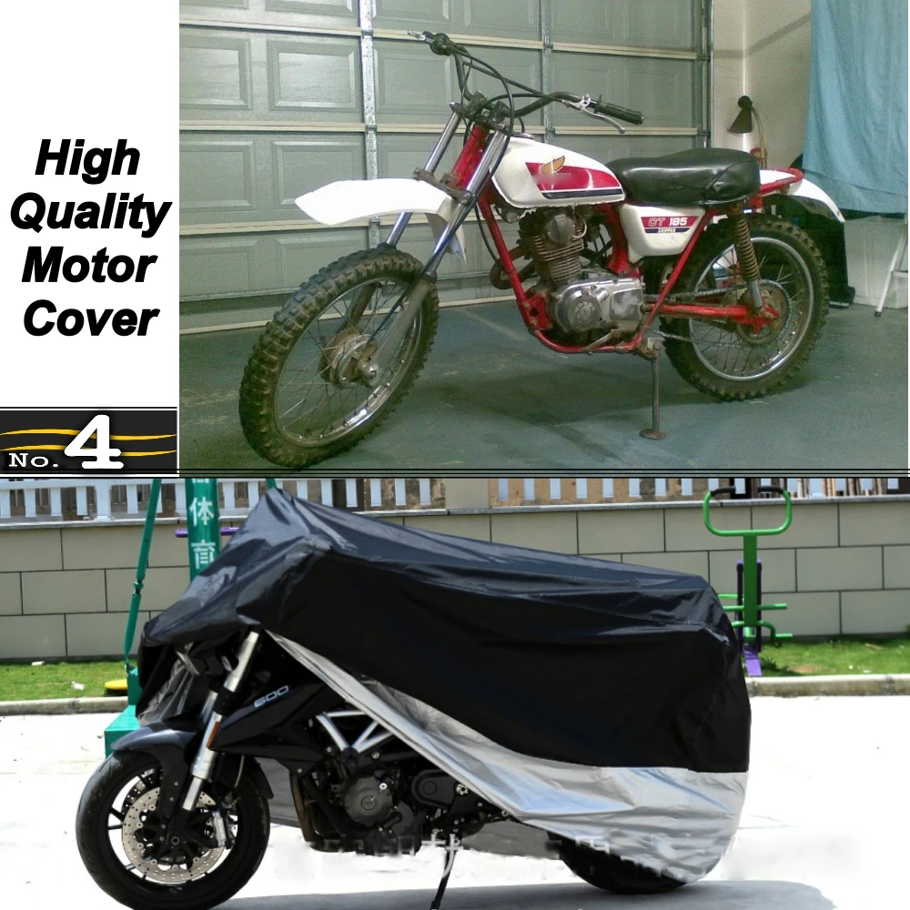 Чехол для мотоцикла Honda CT185, водонепроницаемый, UV / Sun/Dust/чехол для защиты от дождя, изготовлен из полиэфирной тафты
Чехол для мотоцикла Honda CT185, водонепроницаемый, UV / Sun/Dust/чехол для защиты от дождя, изготовлен из полиэфирной тафты