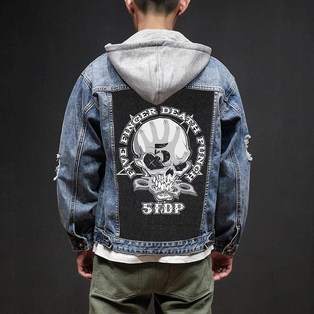 Bloodhoof Store Five Finger Death Punch Rock And Roll Death Heavy Hardcore Punk Patch Designs Denim Jeans mens Jackets And Coats
Bloodhoof Store Five Finger Death Punch Rock And Roll Death Heavy Hardcore Punk Patch Designs Denim Jeans mens Jackets And Coats