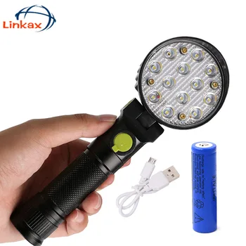 4-Mode Multiple Red Blue Light with Hook Magnet Flashlight Traffic Control Torch 18650 USB Rechargeable Flash Light Lamp
4-Mode Multiple Red Blue Light with Hook Magnet Flashlight Traffic Control Torch 18650 USB Rechargeable Flash Light Lamp