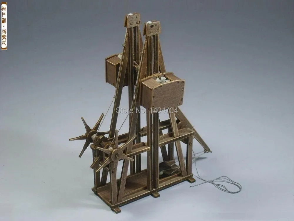 Free shipping The ancient chariots model kits mangonel Trebuchet floating arm type Wooden Model English instruction
Free shipping The ancient chariots model kits mangonel Trebuchet floating arm type Wooden Model English instruction