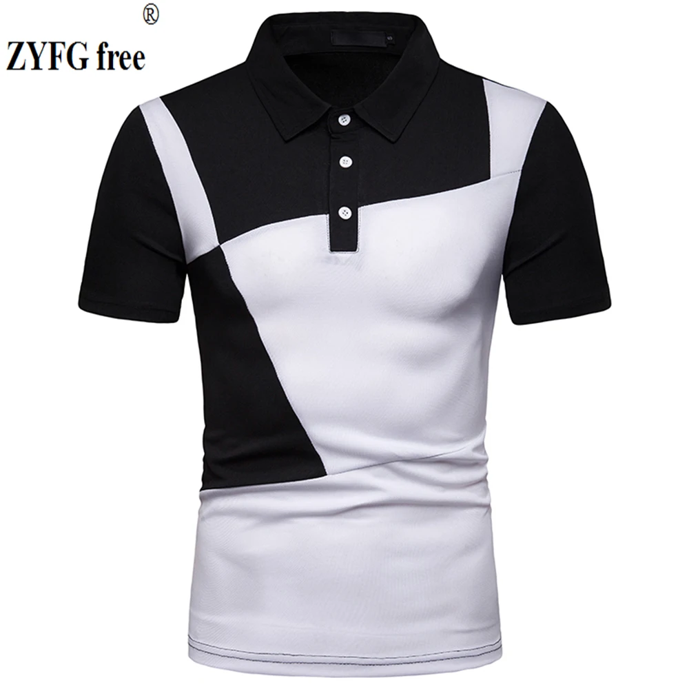 Tide blouse men's casual t-shirt stitching design simple wind short-sleeved t-shirts Slim youth male tosp clothing
Tide blouse men's casual t-shirt stitching design simple wind short-sleeved t-shirts Slim youth male tosp clothing