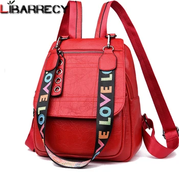 Fashion Anti-theft Women Backpack Famous Brand Leather Backpack Female Large Capacity Bookbag Designer Simple Shoulder Bags 2018
Fashion Anti-theft Women Backpack Famous Brand Leather Backpack Female Large Capacity Bookbag Designer Simple Shoulder Bags 2018