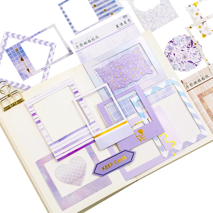 10pack/lot Colorful Fresh Photo Frame Series Sticker Pack Stickers DIY Scrapbooking Sticker pad Children Letter Diary sticker
10pack/lot Colorful Fresh Photo Frame Series Sticker Pack Stickers DIY Scrapbooking Sticker pad Children Letter Diary sticker