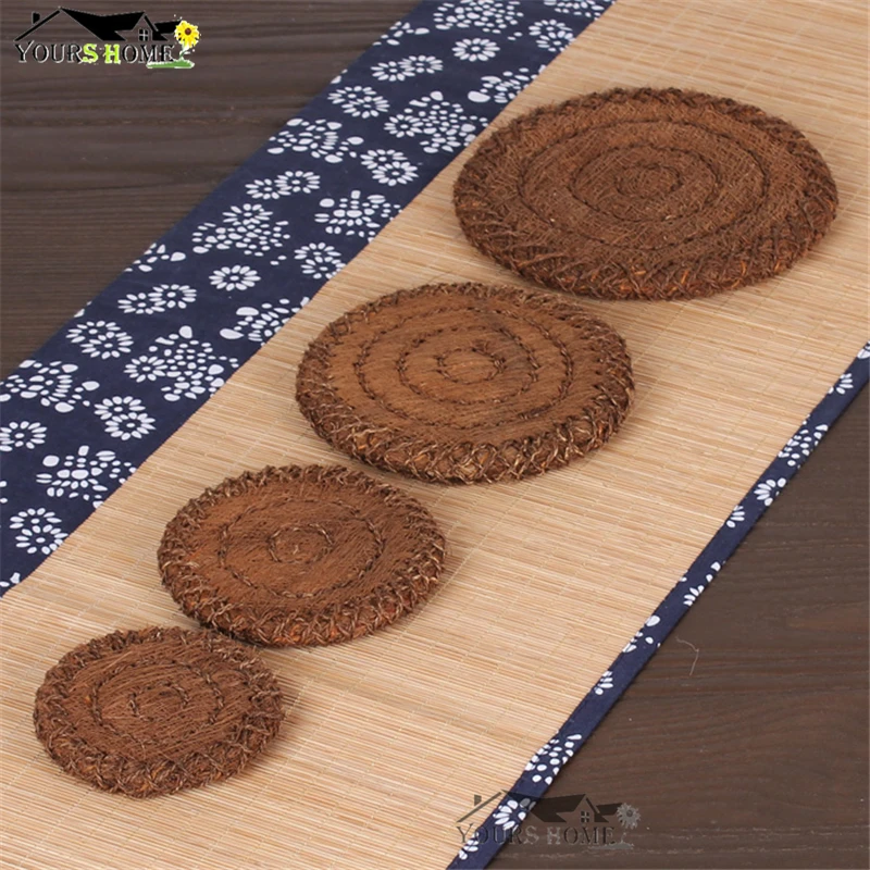 1 Piece Hand Knitting Natural Palm Silk Mat Coasters Wood Slices Bar Mats Wood Coasters Reclaimed Willow
1 Piece Hand Knitting Natural Palm Silk Mat Coasters Wood Slices Bar Mats Wood Coasters Reclaimed Willow