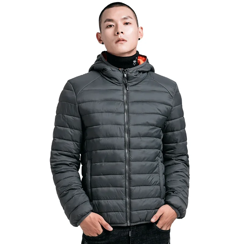 Men Hooded Jacket Fashion Spring Winter Cotton Padded Jackets Solid Color Casual Parka Male Puffy Coat with Hoody
Men Hooded Jacket Fashion Spring Winter Cotton Padded Jackets Solid Color Casual Parka Male Puffy Coat with Hoody