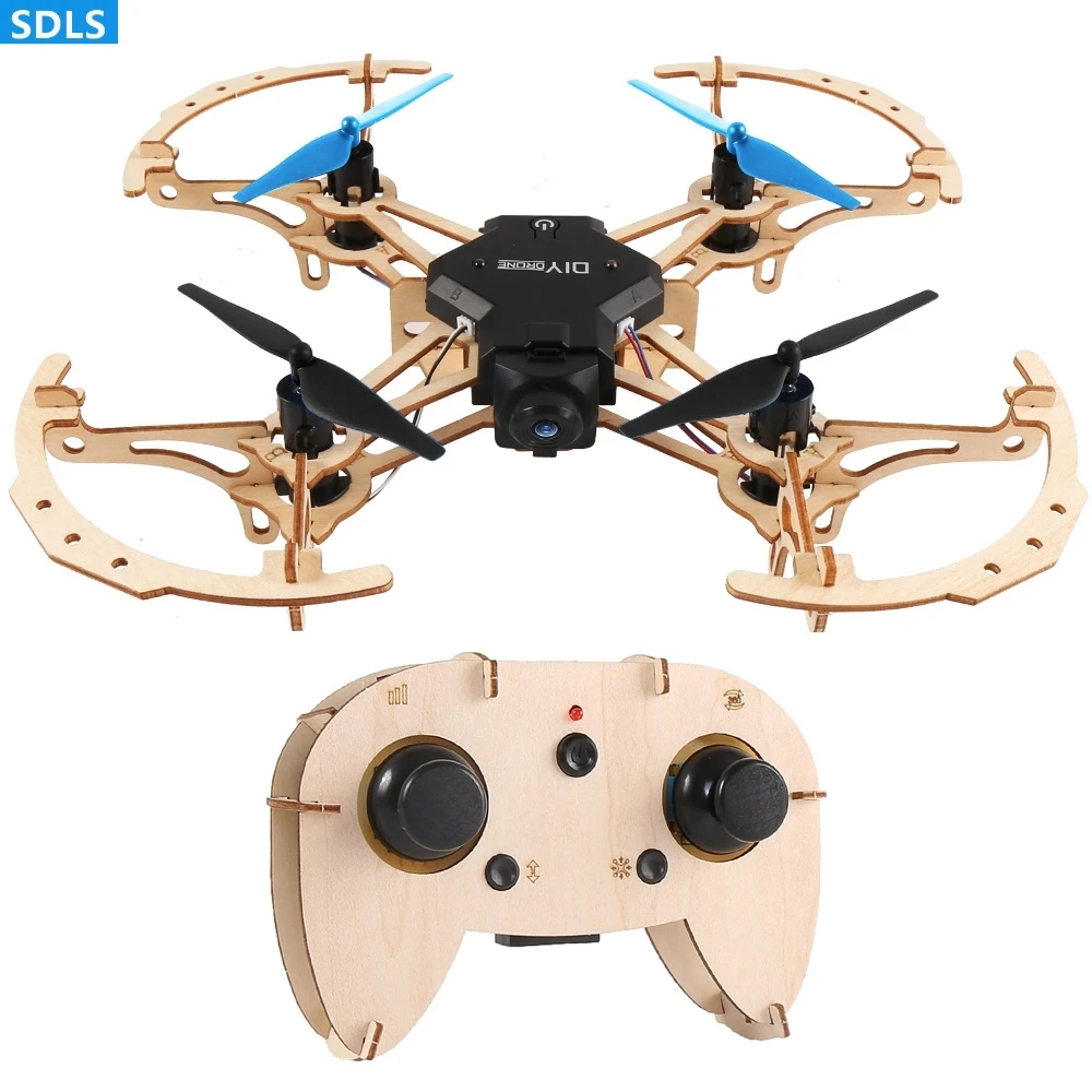 WiFi FPV RC Drone 720P HD Camera DIY Wooden RC Helicopter Altitude Hover Remote Control RC Quadcopter APP Control
WiFi FPV RC Drone 720P HD Camera DIY Wooden RC Helicopter Altitude Hover Remote Control RC Quadcopter APP Control