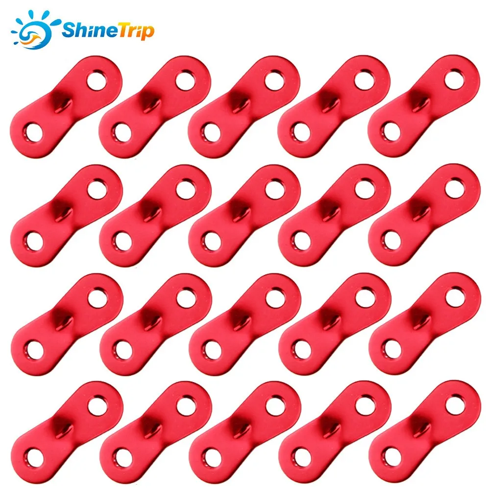 

10Pcs/20pcs Outdoor Camping Tent Wind Rope Fastener Awning Cord Line Adjuster 2 holes Tent Rope Tightening Stopper Buckles