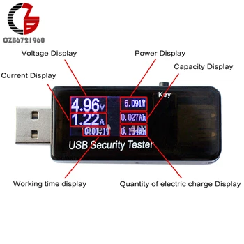 6-in-1 USB Safety Security Tester LED Digital Voltmeter Ammeter Battery Capacity Indicator Voltage Power Meter Charger Doctor 
6-in-1 USB Safety Security Tester LED Digital Voltmeter Ammeter Battery Capacity Indicator Voltage Power Meter Charger Doctor