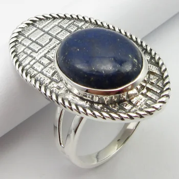 Solid Cabochon Lapis Lazuli Ring Sz 8.75 Gift Art Jewelry Unique Designed
Solid Cabochon Lapis Lazuli Ring Sz 8.75 Gift Art Jewelry Unique Designed