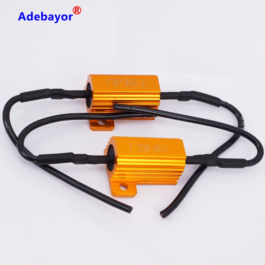4PCS/set 25W 6ohm Load Resistor 12V Resistance for Car LED Flash Indicator Controller CANBUS Problem FREE SHIPPING Adebayor
4PCS/set 25W 6ohm Load Resistor 12V Resistance for Car LED Flash Indicator Controller CANBUS Problem FREE SHIPPING Adebayor
