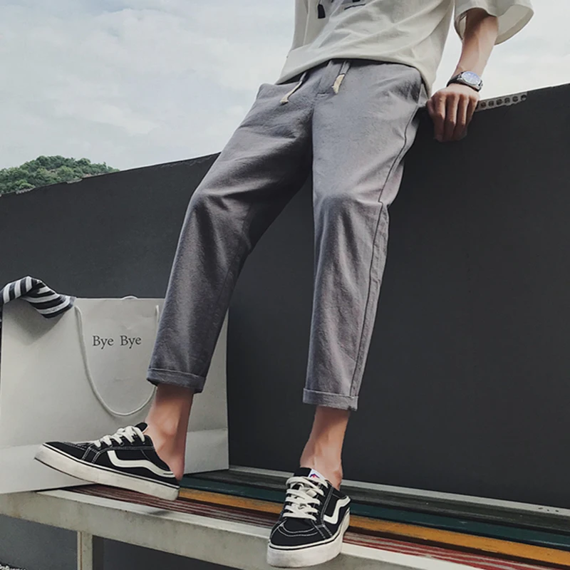 Chinese wind elastic linen nine-point pants men loose 9 min Cotton hemp small feet casual foot harlan pants thin Summer pants
Chinese wind elastic linen nine-point pants men loose 9 min Cotton hemp small feet casual foot harlan pants thin Summer pants