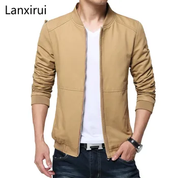 Brand Men 'S Spring Autumn Casual Bomber Jacket Men Slim Fit Cotton Stander Collar Mens Jacket And Coat Jaqueta Masculina
Brand Men 'S Spring Autumn Casual Bomber Jacket Men Slim Fit Cotton Stander Collar Mens Jacket And Coat Jaqueta Masculina
