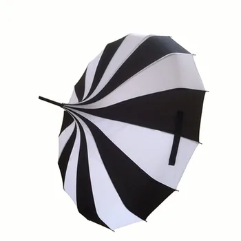 New Creative Design Black And White Striped Golf Umbrella Long-handled Straight Pagoda Umbrella (10 pieces/lot)
New Creative Design Black And White Striped Golf Umbrella Long-handled Straight Pagoda Umbrella (10 pieces/lot)