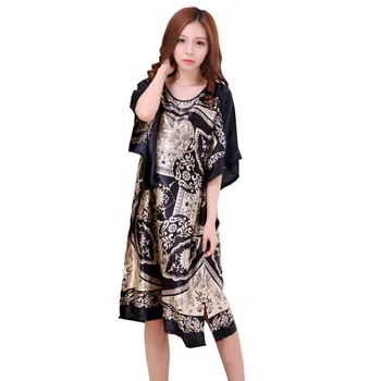 Women Sleepwear Floral Robe Nightwear Home Clothing Bathrobe Night dress Gown Sexy Sleepwear Nightgown
Women Sleepwear Floral Robe Nightwear Home Clothing Bathrobe Night dress Gown Sexy Sleepwear Nightgown