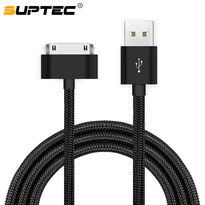 Suptec 30 ピン Usb ケーブル Iphone 4s 4 金属プラグナイロン編組線充電ケーブル高速充電データ同期コード Ipad 2 2 メートル ケーブルのための 30 Pin Usb Cableusbケーブルiphone Gooum