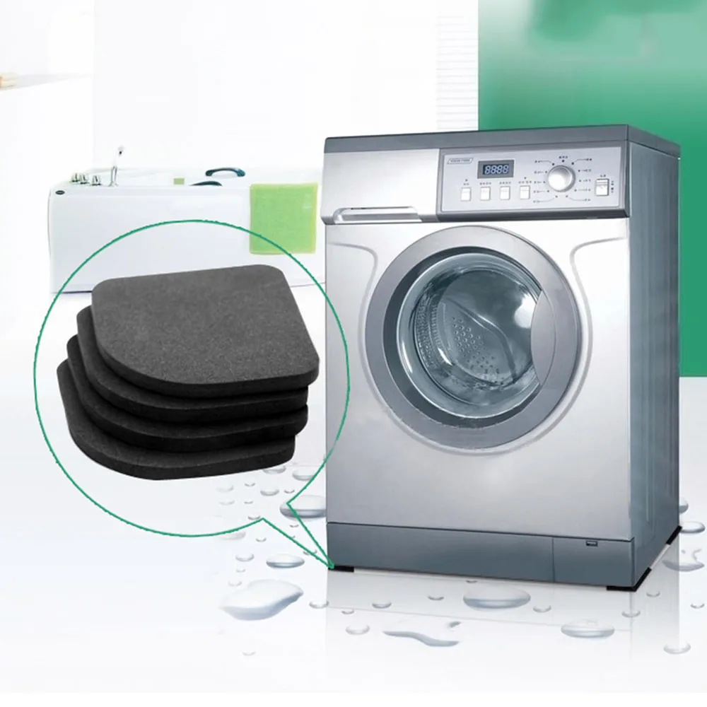 4pcs Black EVA Washing Machine Shock Mat Pads Refrigerator Shock Mute Pad Refrigerator Anti-vibration Noise Pad Non-slip Mats
4pcs Black EVA Washing Machine Shock Mat Pads Refrigerator Shock Mute Pad Refrigerator Anti-vibration Noise Pad Non-slip Mats