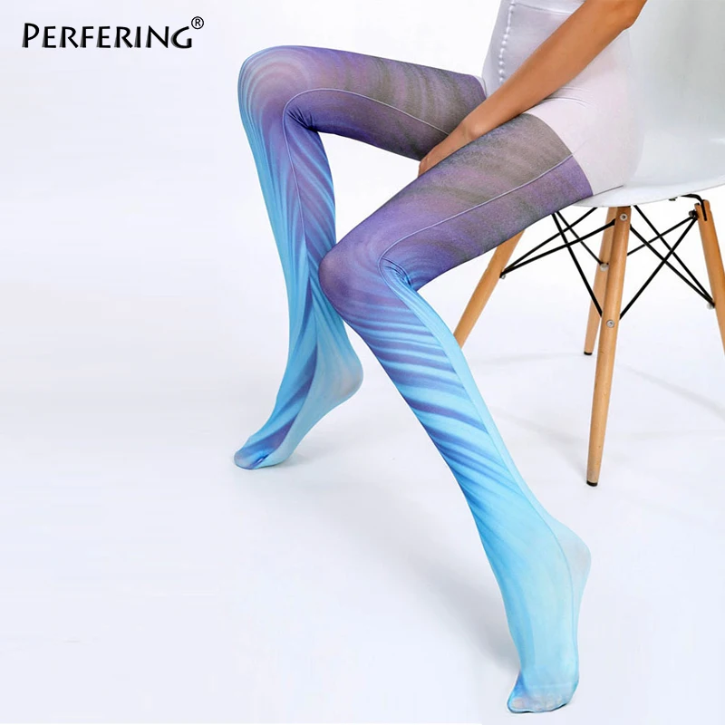 Perfering New Fashion Stocking Printing Bottom Printed Silk Stockings Sexy Nylon Thin Breathable Women Lady Girl Art Style Bule
Perfering New Fashion Stocking Printing Bottom Printed Silk Stockings Sexy Nylon Thin Breathable Women Lady Girl Art Style Bule
