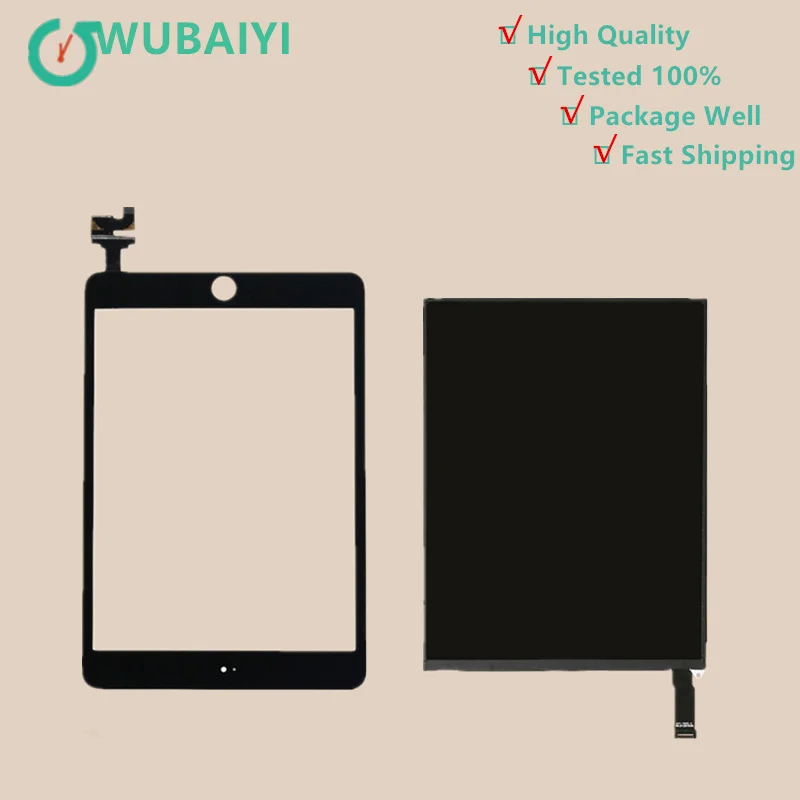 A1599 A1600 Touch Screen For iPad Mini 3 LCD Display 7.9 inch With Tool and Home button
A1599 A1600 Touch Screen For iPad Mini 3 LCD Display 7.9 inch With Tool and Home button