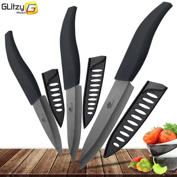Ceramic Knife 3 4 5 inch Set Zirconia Black Blade Kitchen Chef Knives Three Piece Set Fruit Vegetable Color Anti-Slip Handle
Ceramic Knife 3 4 5 inch Set Zirconia Black Blade Kitchen Chef Knives Three Piece Set Fruit Vegetable Color Anti-Slip Handle