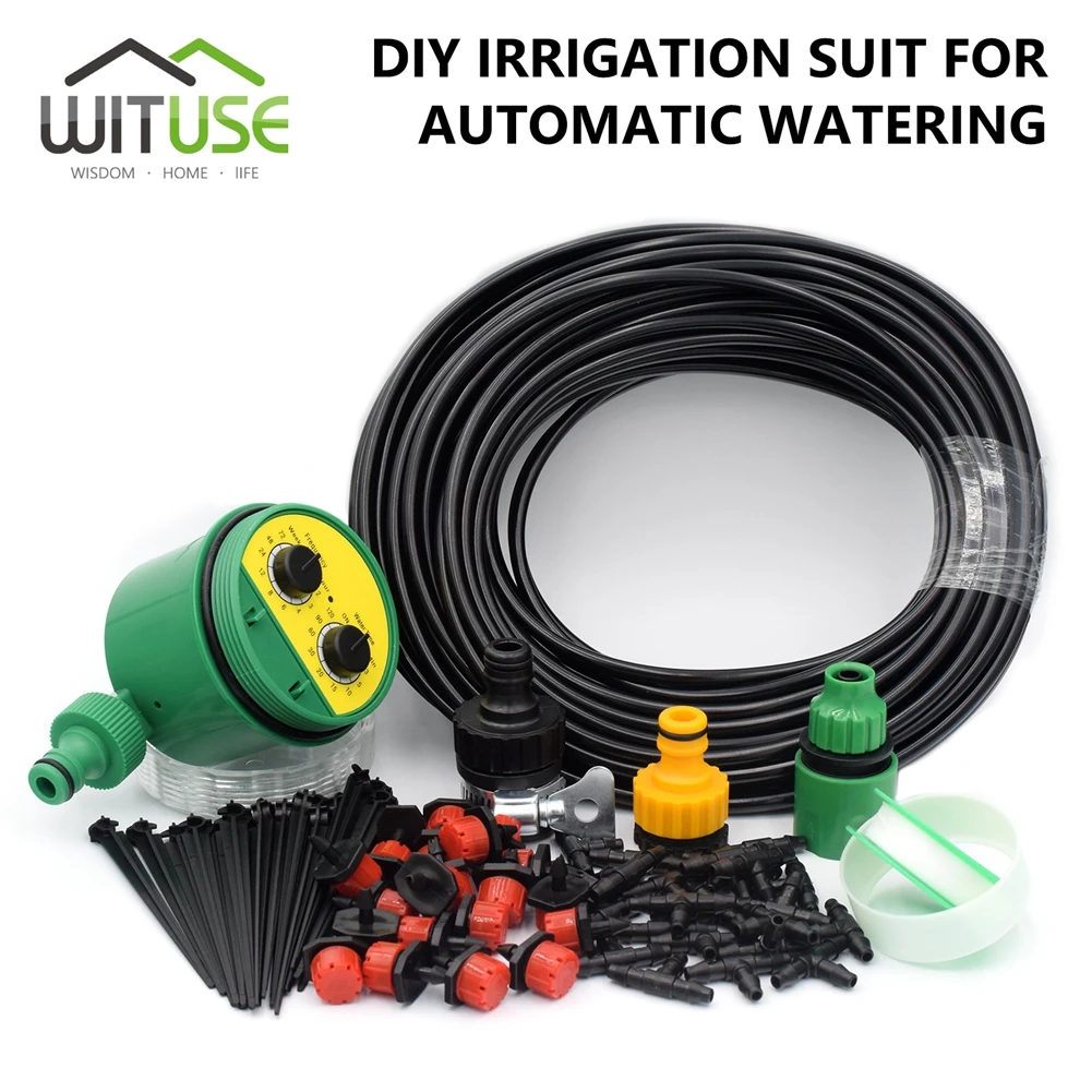 3 Choices 10m DIY Drip Irrigation System Automatic Plant Self Watering Garden Hose Micro Drip Garden Watering System & Drippers
3 Choices 10m DIY Drip Irrigation System Automatic Plant Self Watering Garden Hose Micro Drip Garden Watering System & Drippers