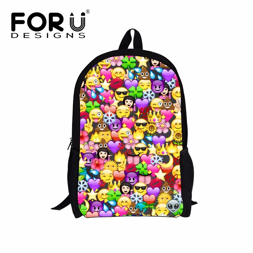 FORUDESIGNS New Arrival Children School Bags Large Kawaii Emoji Smile Face Prints Schoolbag For Teenagers Girls Korean Style
FORUDESIGNS New Arrival Children School Bags Large Kawaii Emoji Smile Face Prints Schoolbag For Teenagers Girls Korean Style