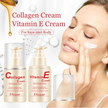 Vitamin E Cream Collagen Cream Moisturizing Improve Dullness Firming Skin Body Whitening Cream
Vitamin E Cream Collagen Cream Moisturizing Improve Dullness Firming Skin Body Whitening Cream