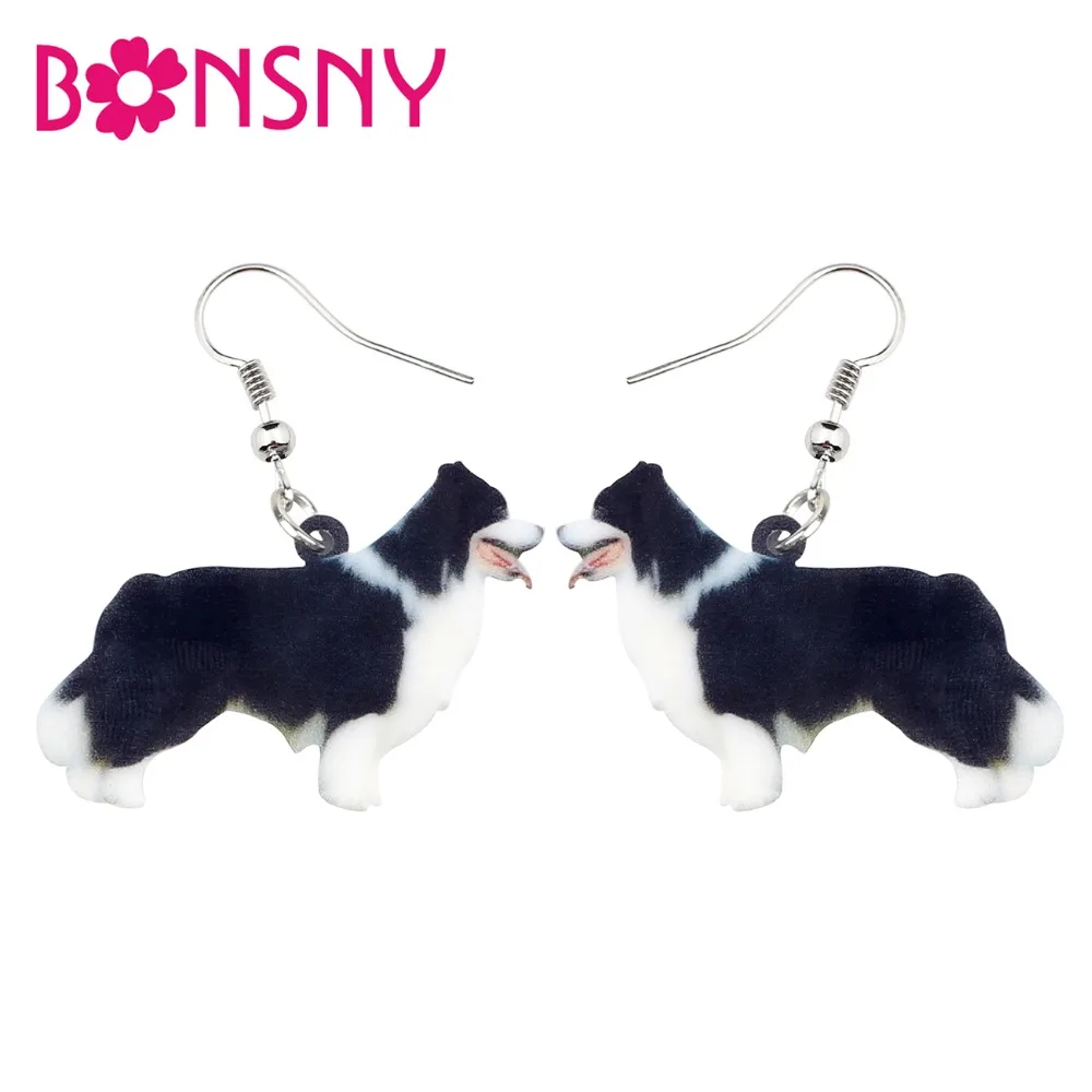 Bonsny Statement Acrylic Fluffy Border Collie Dog Earrings Dangle Drop New Fashion Cartoon Animal Jewelry For Women Girls Gift
Bonsny Statement Acrylic Fluffy Border Collie Dog Earrings Dangle Drop New Fashion Cartoon Animal Jewelry For Women Girls Gift