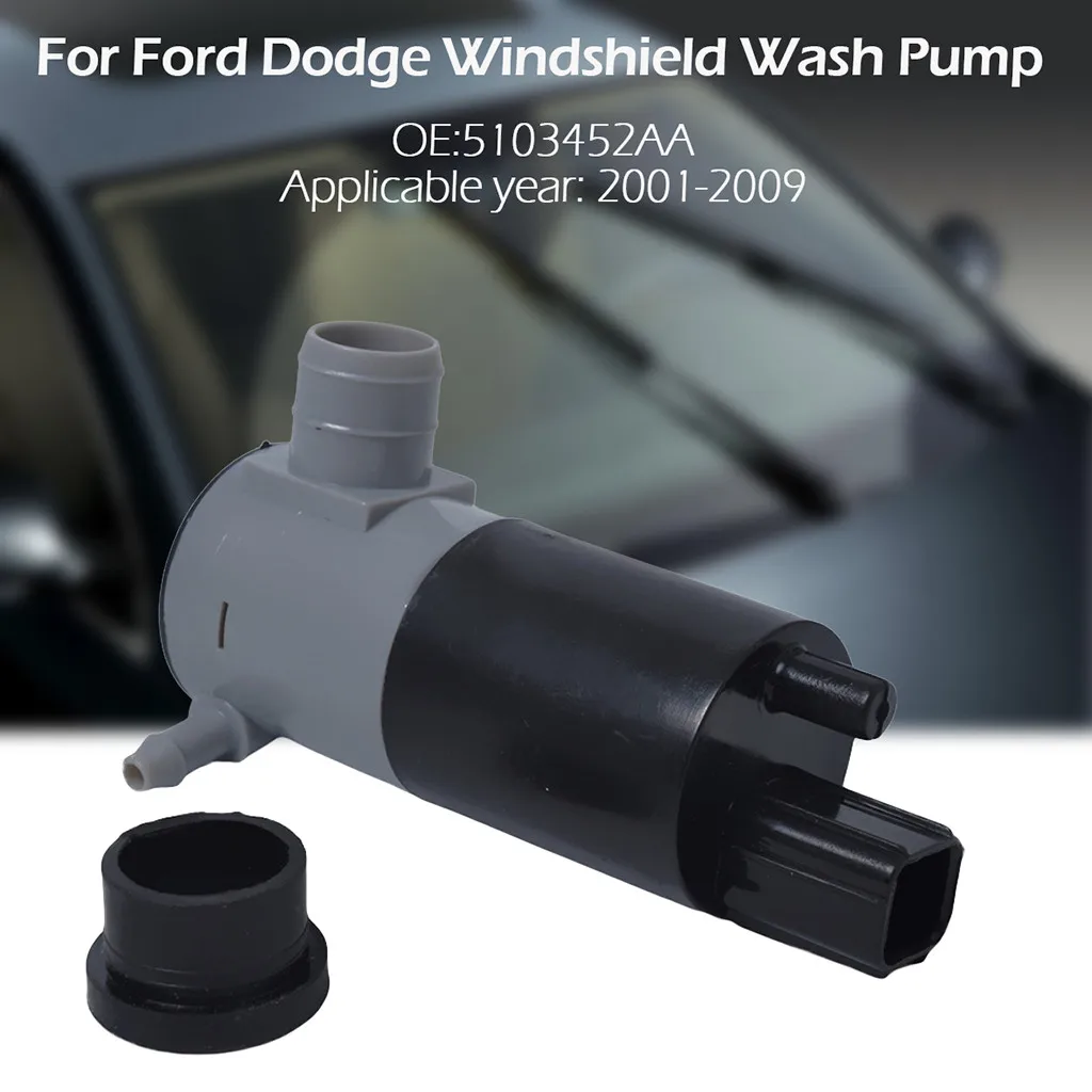 New Windshield Washer Pump for Dodge Durango OEM 5103452AA Number connectors 2 pin Features with small motor micro-magnetic 8Z
New Windshield Washer Pump for Dodge Durango OEM 5103452AA Number connectors 2 pin Features with small motor micro-magnetic 8Z