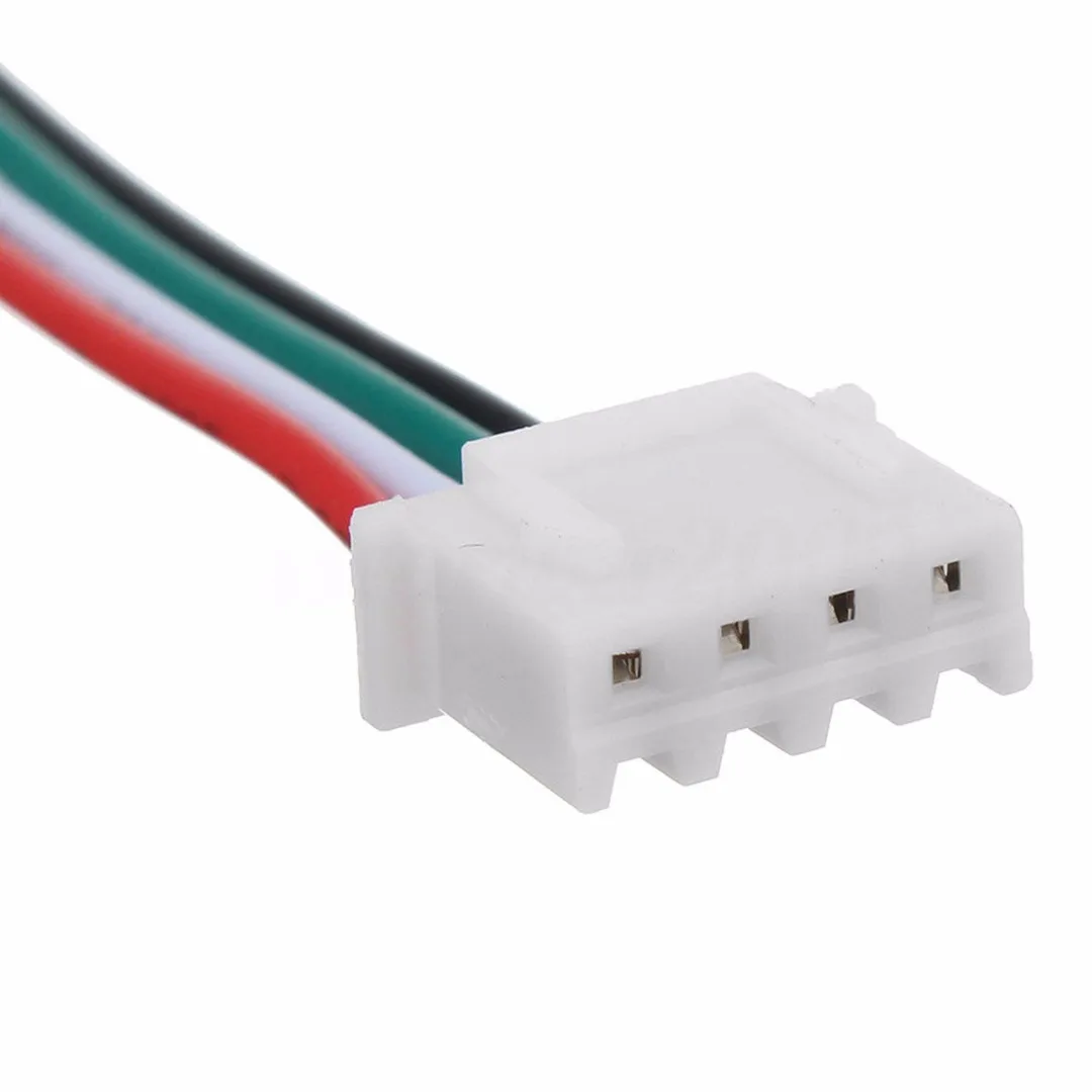 10 Set 4 Pin  JST XH Connectors Plug  2.54mm 24AWG With 150mm Length Electric Wires Cable