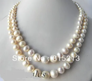 FREE SHIPPING>@@> N392 2Strands 5MM-11MM Round White Freshwater Pearl Tower Necklace
FREE SHIPPING>@@> N392 2Strands 5MM-11MM Round White Freshwater Pearl Tower Necklace