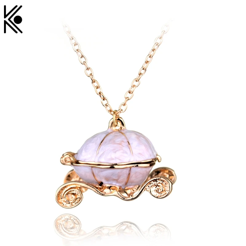 MAXI Pumpkin Carriage Necklace Cinderella Fairy Tale God-Mother Magic Alloy Chains Exquisite Pendants Necklace for Women Gift
MAXI Pumpkin Carriage Necklace Cinderella Fairy Tale God-Mother Magic Alloy Chains Exquisite Pendants Necklace for Women Gift
