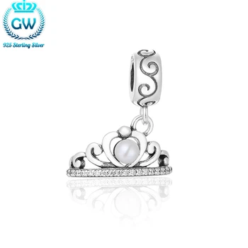 Pingente Perola Prata 925 Silver Crown Charm For Women Necklace Pulsera De Prata Brand Gw Jewelry S461-15
Pingente Perola Prata 925 Silver Crown Charm For Women Necklace Pulsera De Prata Brand Gw Jewelry S461-15