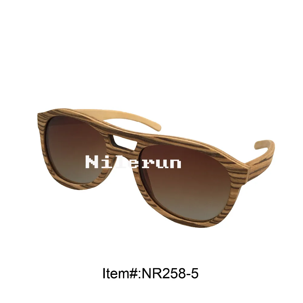 pilot style thin light zebra veneer wood sunglasses for fishing, driving or traveling
pilot style thin light zebra veneer wood sunglasses for fishing, driving or traveling