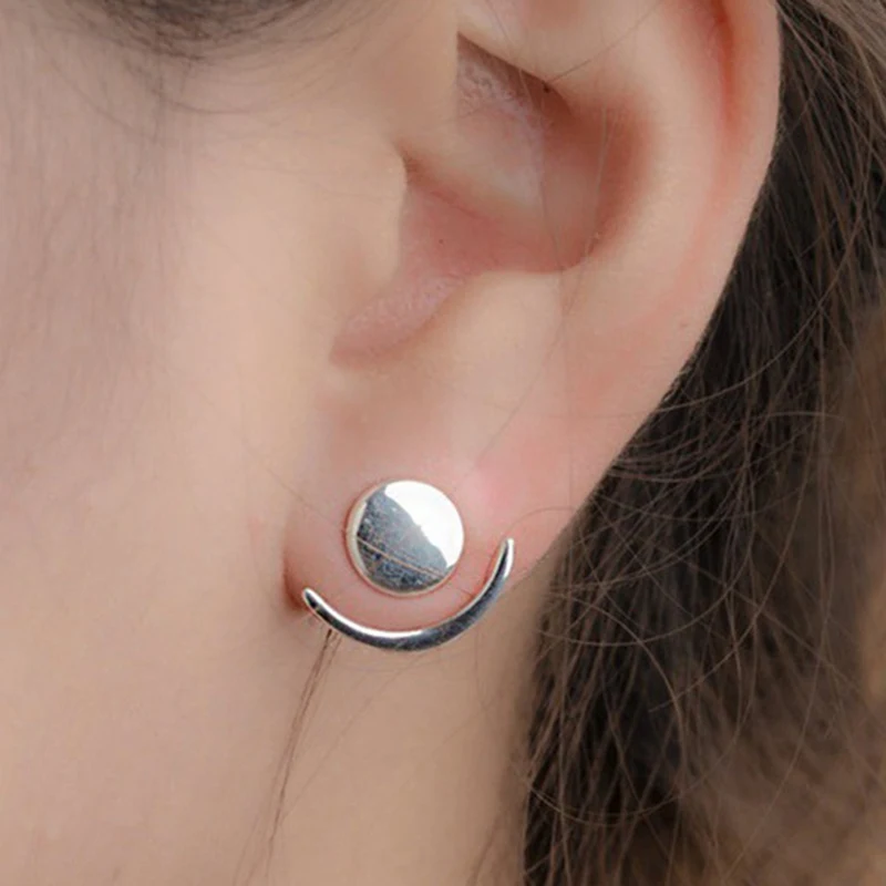 Lovely Silver Color Moon Stud Earrings For Women Korean Minimalist Earrings Jewelry Accessories
Lovely Silver Color Moon Stud Earrings For Women Korean Minimalist Earrings Jewelry Accessories