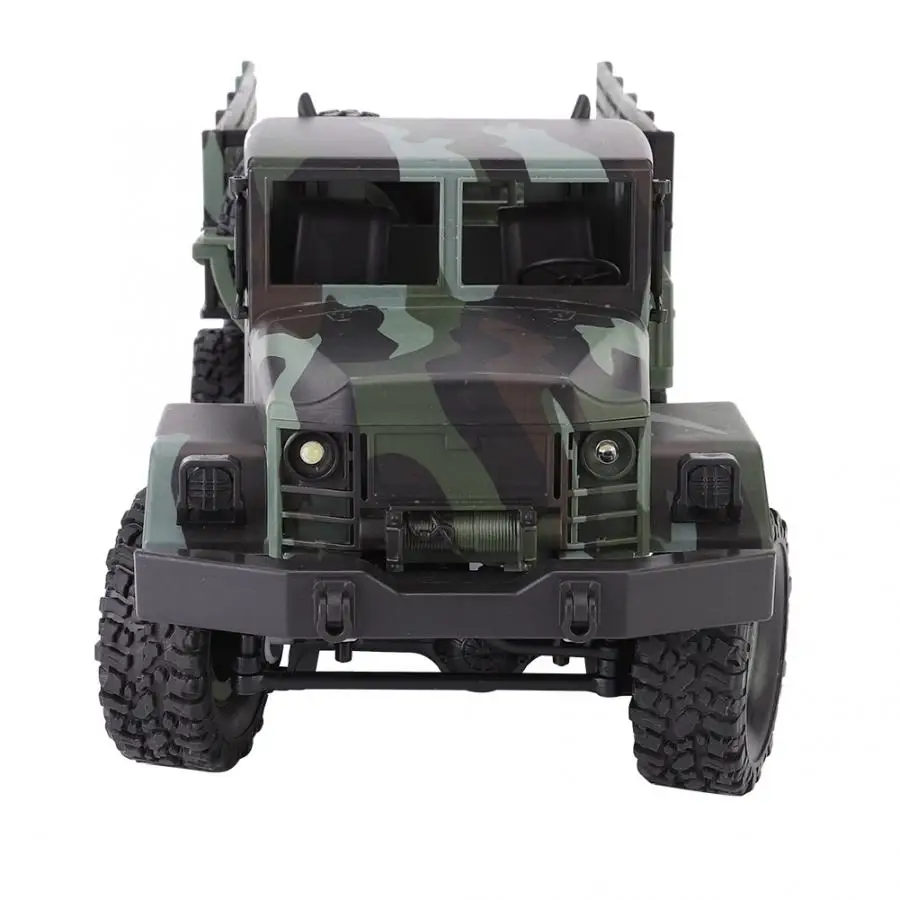 1/16 2.4G RC Car Track with LED Light 4CH 6 Wheel drive Remote Control Climbing Military Truck Model Toy
1/16 2.4G RC Car Track with LED Light 4CH 6 Wheel drive Remote Control Climbing Military Truck Model Toy