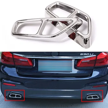 Car Stainless Exhaust Oulet Muffler Cover Trim for BMW 5 Series G30 520i 530i 540i 2018
Car Stainless Exhaust Oulet Muffler Cover Trim for BMW 5 Series G30 520i 530i 540i 2018