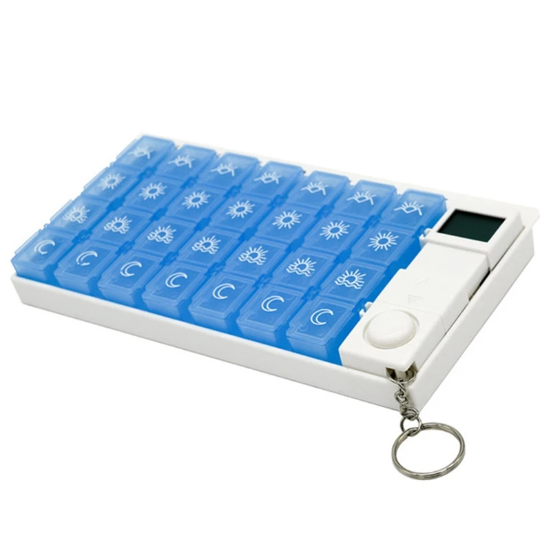 Hot Sale 7 Days Tablets Pill Box Intelligent Timing Pill Box Alarm Timer Pills Reminder Medecine Box 28 Grids Health Care
Hot Sale 7 Days Tablets Pill Box Intelligent Timing Pill Box Alarm Timer Pills Reminder Medecine Box 28 Grids Health Care