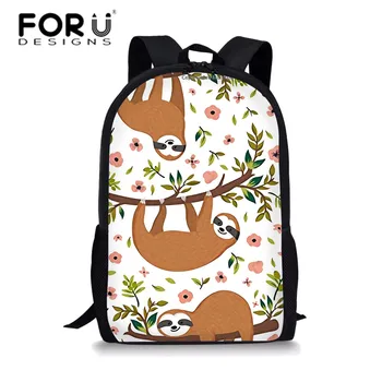 FORUDESIGNS School Bags for Teenager Girls Cute Animal Sloth Print Schoolbag Backpack Children Primary Bookbag Kids Bag Satchel
FORUDESIGNS School Bags for Teenager Girls Cute Animal Sloth Print Schoolbag Backpack Children Primary Bookbag Kids Bag Satchel