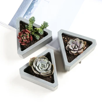 Triangular Cement Flowerpot Silicone Mold Succulent Plants Concrete Molds Handmade Clay Crafts Mould For Home Decoration
Triangular Cement Flowerpot Silicone Mold Succulent Plants Concrete Molds Handmade Clay Crafts Mould For Home Decoration