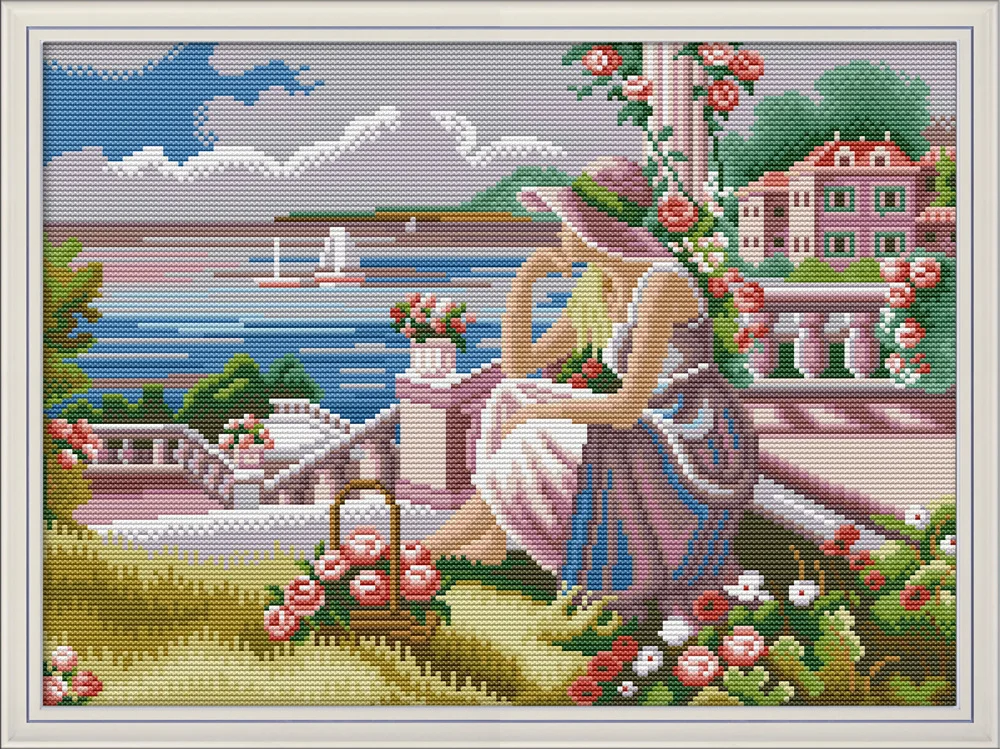 Wine DMC Counted Chinese Cross Stitch Kits Printed Cross-Stitch Set Embroidery Needlework
Wine DMC Counted Chinese Cross Stitch Kits Printed Cross-Stitch Set Embroidery Needlework