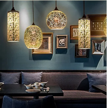 Fashion creative 3D stained glass pandant personalized Art Deco restaurant bar Bedroom living room dining room Home Decoration
Fashion creative 3D stained glass pandant personalized Art Deco restaurant bar Bedroom living room dining room Home Decoration