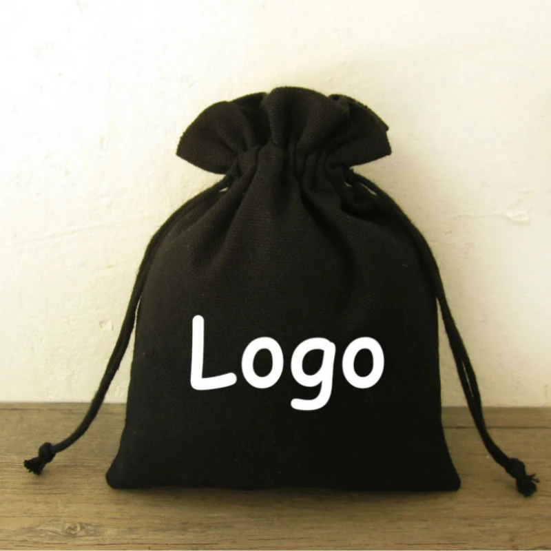 50PCS Black Canvas Drawstring Bag Jewelry Packaging Cotton Canvas Pouch Reusable Sachet Makeup Gift Packing Sack Custom Logo
50PCS Black Canvas Drawstring Bag Jewelry Packaging Cotton Canvas Pouch Reusable Sachet Makeup Gift Packing Sack Custom Logo