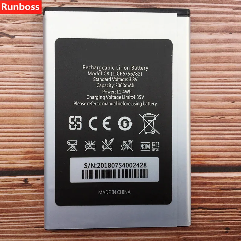 100% NEW High Quality 3000mAh For OUKITEL C8 Rechargeable Li-ion Built-in Mobile Phone Battery
100% NEW High Quality 3000mAh For OUKITEL C8 Rechargeable Li-ion Built-in Mobile Phone Battery