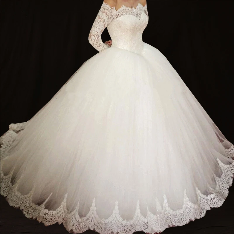 Simple Long Sleeves Ball Gown Dress Wedding 2018 Vestidos de Novia Off the Shoulder Dresses Wedding Bridal Gowns Robe de mariage
Simple Long Sleeves Ball Gown Dress Wedding 2018 Vestidos de Novia Off the Shoulder Dresses Wedding Bridal Gowns Robe de mariage