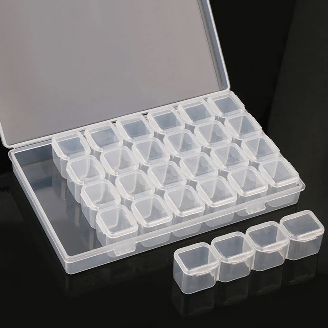 28 Grids Portable Jewelry Adjustable Tool Storage Box Container Ring Electronic Parts Screw Beads Organizer Plastic Case
28 Grids Portable Jewelry Adjustable Tool Storage Box Container Ring Electronic Parts Screw Beads Organizer Plastic Case