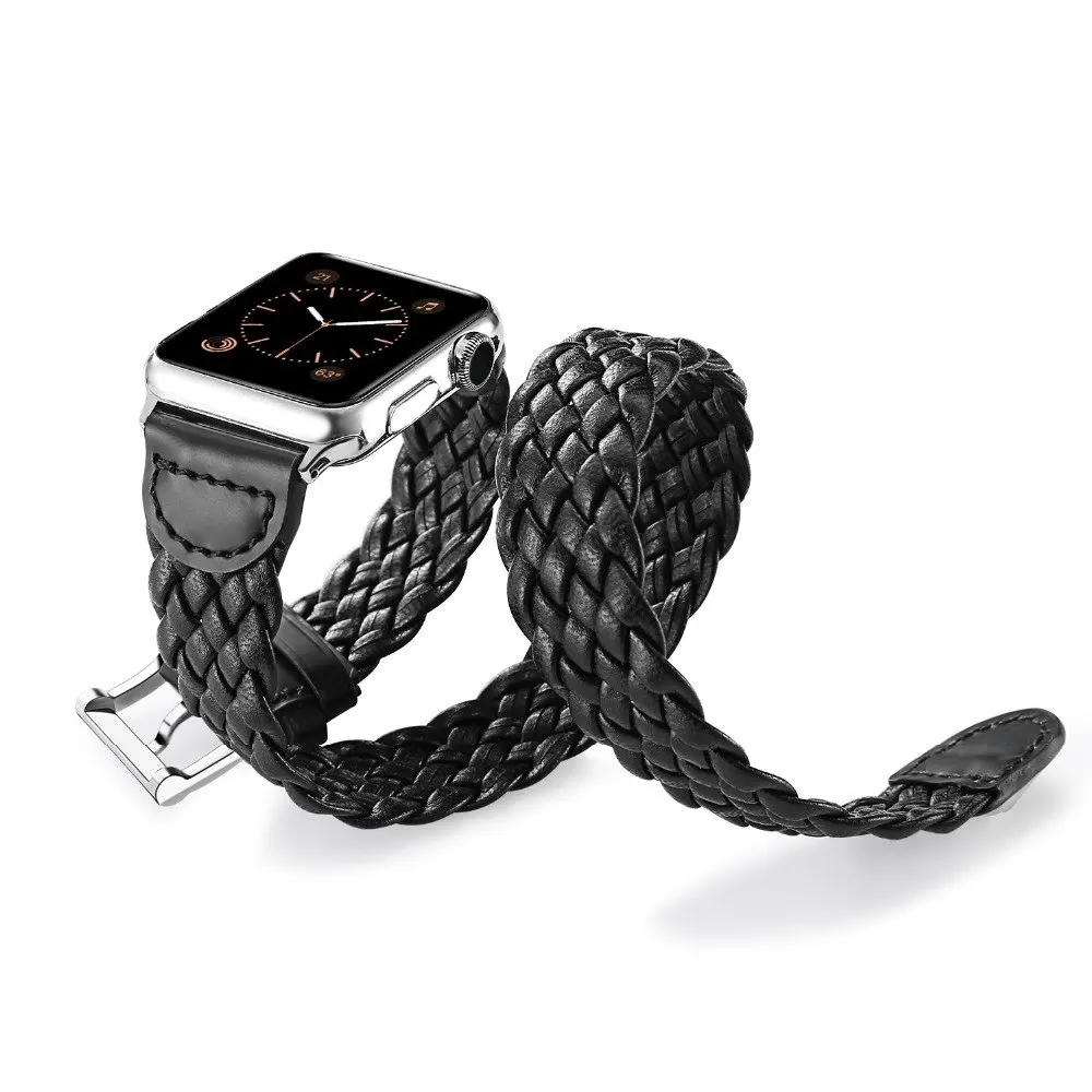Woven Genuine Double Tour Loop Watch Band for Apple Watch 44MM 40MM Series 4 3 2 1 Watch Accessory Replacement Strap for iWatch
Woven Genuine Double Tour Loop Watch Band for Apple Watch 44MM 40MM Series 4 3 2 1 Watch Accessory Replacement Strap for iWatch