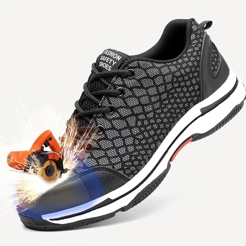 Mesh Steel Toe Cap Work Boots Shoes Men Luminous Puncture Proof Safety Shoes Breathable Construction Men Outdoor Labor Shoes
Mesh Steel Toe Cap Work Boots Shoes Men Luminous Puncture Proof Safety Shoes Breathable Construction Men Outdoor Labor Shoes