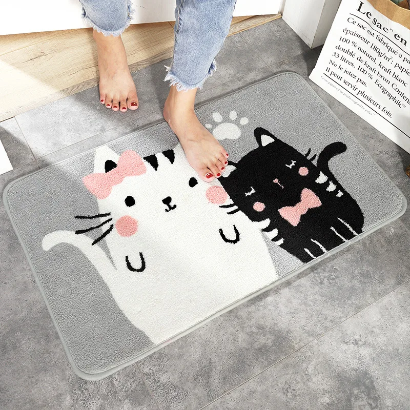 Cat Partner Bath Mat Japanese Style Microfiber Bathroom Rug Non-slip Absorbent Bathroom Door Mat Home Decoration Floor Mat
Cat Partner Bath Mat Japanese Style Microfiber Bathroom Rug Non-slip Absorbent Bathroom Door Mat Home Decoration Floor Mat
